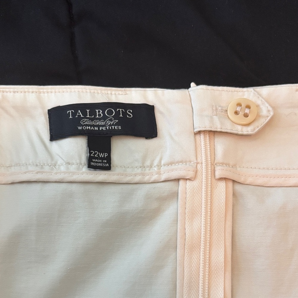 Talbots Woman Petites Classic Cream Women's Skirt 22wp - Picture 2 of 8
